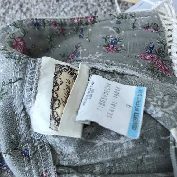 Gunne Sax 1970s Romantic Floral Corset Skirt 9 - Picture 4 of 13